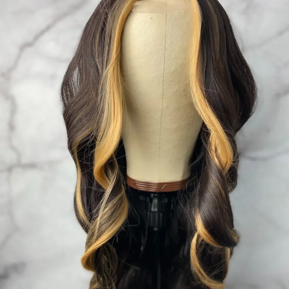 Highlight Blonde Wavy Wig